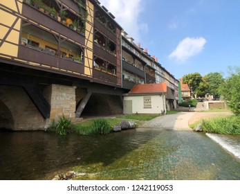 Krämerbrücke In Erfurt, Germany