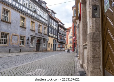 Erfurt, Thuringia, Germany, 2022 February 20th: City impressions of erfurt