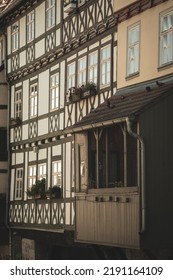 The Erfurt Krämerbrücke In Vintage Style