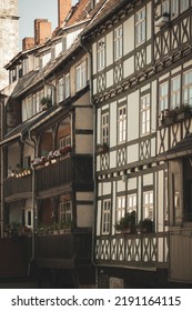 The Erfurt Krämerbrücke In Vintage Style