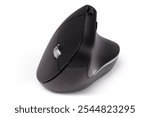 Ergonomic mouse isolated on a white background with Clipping path