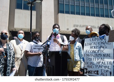 Eric Garner Anti-Chokehold Act Community Bill Signing, Jumaane Williams, Harlem, New York / USA - June 13th 2020