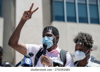 Eric Garner Anti-Chokehold Act Community Bill Signing, Jumaane Williams, Harlem, New York / USA - June 13th 2020