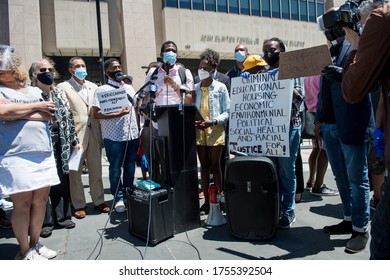 Eric Garner Anti-Chokehold Act Community Bill Signing, Jumaane Williams, Harlem, New York / USA - June 13th 2020