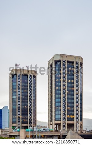 Eric Williams Financial Complex Twin Towers Buildings Trinidad  Tobago tall office business