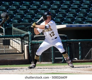 Eric Wood Outfielder For The Surprise Saguaros At Surprise Stadium In Surprise AZ USA 10-17-2016.