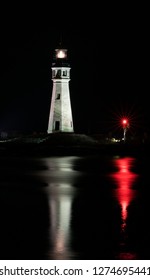 Erie Basin Marina Lighthouse In Buffalo, NY