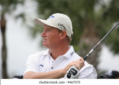 Ernie Els At World Golf Championship, Doral, Miami, Feb 2007, Florida