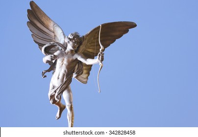 Eros Statue  In Picadilly Circus