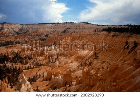 erosion in Bryce Canyon National Park in Utah