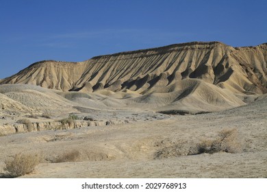 Erosion Of An Old Coral Reef, Badlands, Anza Borrego Desert, California, USA