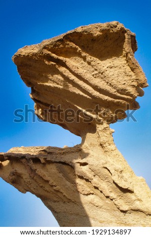 Erosions of Bolnuevo  Natural Heritage of Region of Murcia in Murcia Province Spain  Europe