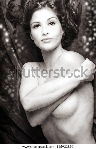 Vintage Nude Women Portrait