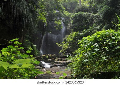 Errard Waterfall On The Dennery River,St.Lucia