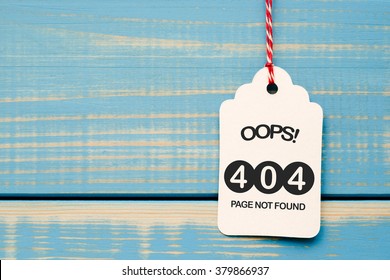 Error 404 Page not found