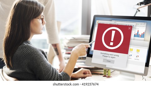 Error Alert Failure Icon Problem Concept