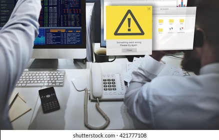 Error Alert Failure Icon Problem Concept Stock Photo 421777108 ...
