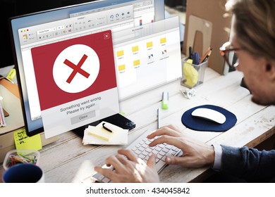 Error Alert Failure Icon Problem Concept