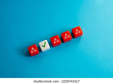 Error correction. Bug fixing, Debugging. Does not meet requirements. Artificial bureaucratic corruption obstacles. Test failure. High system failure rates. Beginning of problem solving. Start repair - Shutterstock ID 2220741417