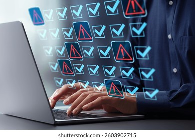 Error detection and troubleshooting of system development or coding. Event logging for system monitoring and debugging. System engineer troubleshooting computer network system issues.