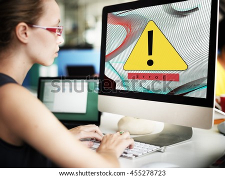 Error Disconnect Warning Failure AbEnd Concept