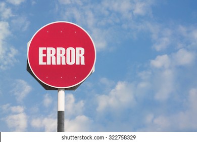 Error Sign