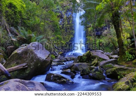 Erskines Falls in the Great Otway National Park Victoria, Australia