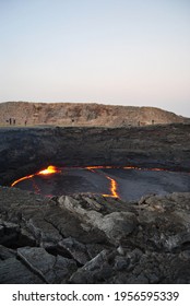 Erta Ale Shield Volcano Lava Lake In Ethiopia