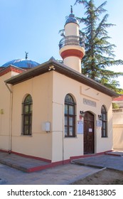 ertugrul gazi masjid, masjid with well. July 27, 2022. Söğüt, Bilecik, Turkey