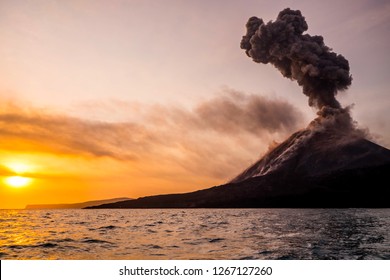 Eruption Of Anak Krakatau