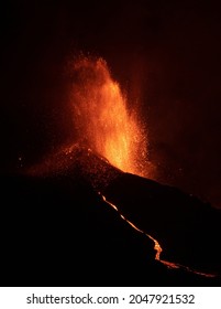 Eruption Vulcano In La Palma, Spain