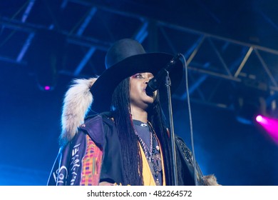 Erykah Badu On Stage At The 2016 One Music Fest In Atlanta Georgia Lakewood Amphitheater 9/10/16