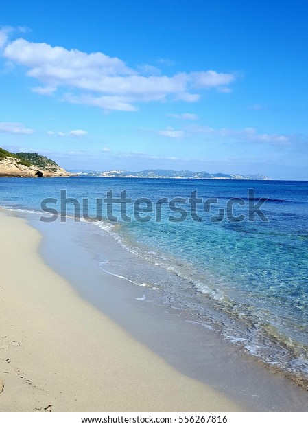 Es Cavallet Beach Ibiza Stock Photo Edit Now 556267816