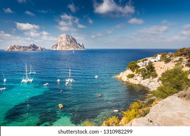 Es Vedrà is an island of the Balearic Islands, located just a few hundred meters off the west coast of Ibiza near the Cala d'Hort. 