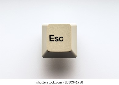 Esc button  from computer keyboard