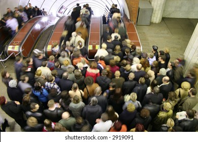 Escalator Crowd