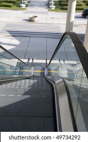 Escalator at Orange County Convention Center.