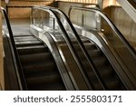 Escalator stairs in the metro