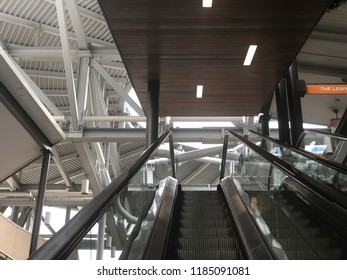 Escalator In Texas - Shutterstock ID 1185091081