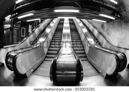 Similar – Turnpike Lane Escalator