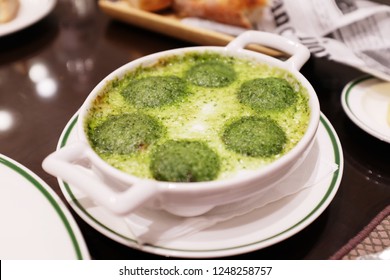 Escargot Dish Serving In A French Cuisine