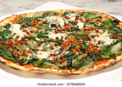 Escarole And Bacon Pizza