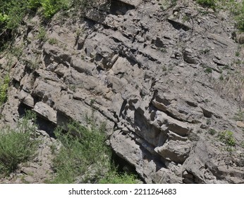 Escarpment On Rocky Slope Formation