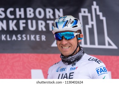 ESCHBORN, GERMANY - MAY 1st 2018: Alexander Kristoff (UAE Team Emirates) At Eschborn-Frankfurt Cycling Race