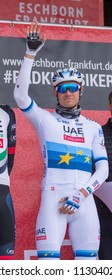 ESCHBORN, GERMANY - MAY 1st 2018: Alexander Kristoff (UAE Team Emirates) At Eschborn-Frankfurt Cycling Race