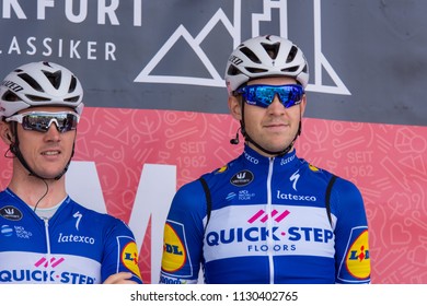 Eschborn Germany May 1st 2018 Laurens De Plus Quick Step Floors Eschborn Germany May 1st 2018 Laurens De Plus Quick Step Floors