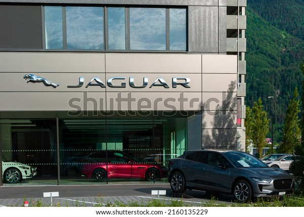 Eschen, Liechtenstein -\
May 20, 2022: Retailer of Jaguar, a car manufacturer of the\
subsidiary Jaguar Land Rover of the Indian Tata Motors in the\
premium segment.