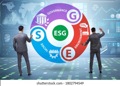 Esg Concept Environmental Social Governance Business Stock Photo ...