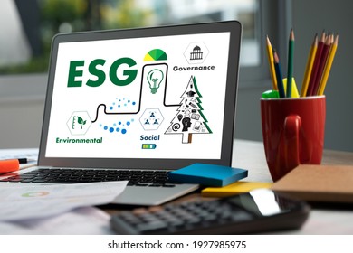 ESG Umwelt Soziales und verantwortungsvolle Staatsführung Nachhaltige Unternehmensstrategie ESG