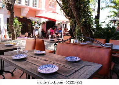 Espanola Way At Miami Beach